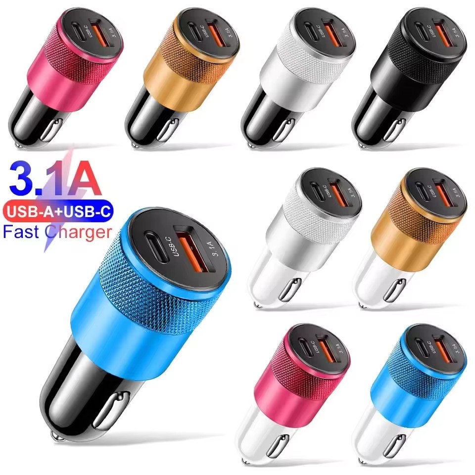 Fast Ev Charger - Ładowarka samochodowa USB 66W, adapter do