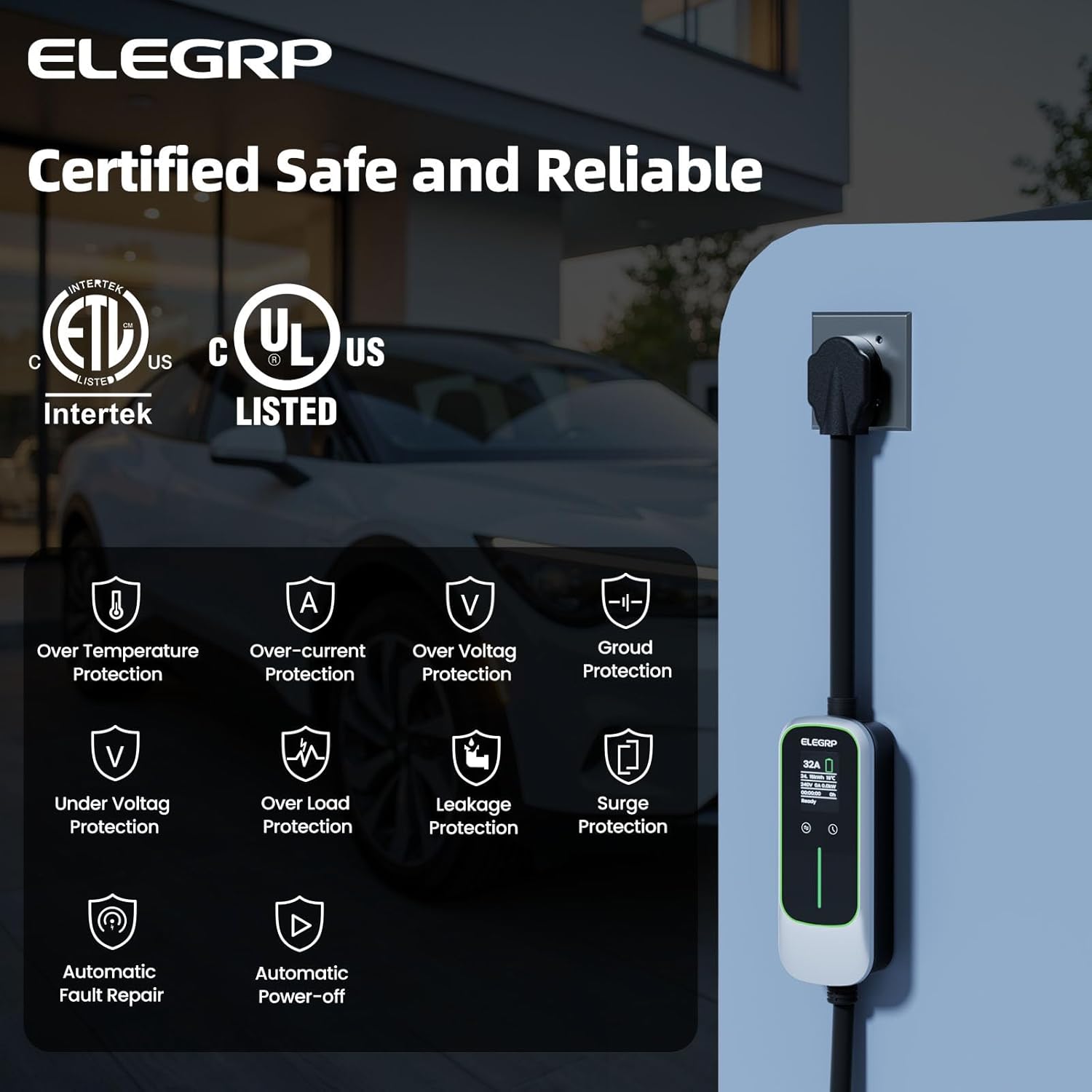 ELEGRP 32 Amp Przenośna ładowa – Portable Ev Charger recenzja i cena