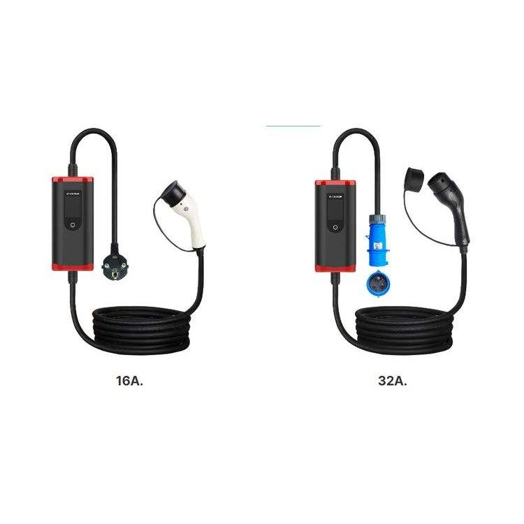Przenośna ładowarka EV 7 kW ty – Type 2 Charger recenzja i cena